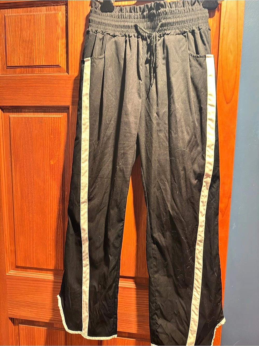 Black & White Track Pants